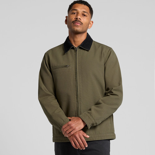 BACK canvas-cord-collar-jacket-back